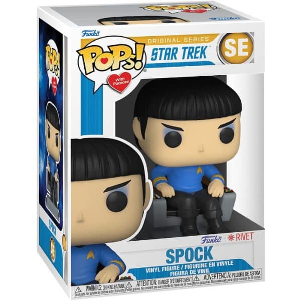 [Pre-Order] Star Trek: The Original Series - Spock in chair Pop! With Purpose Pop! Vinyl