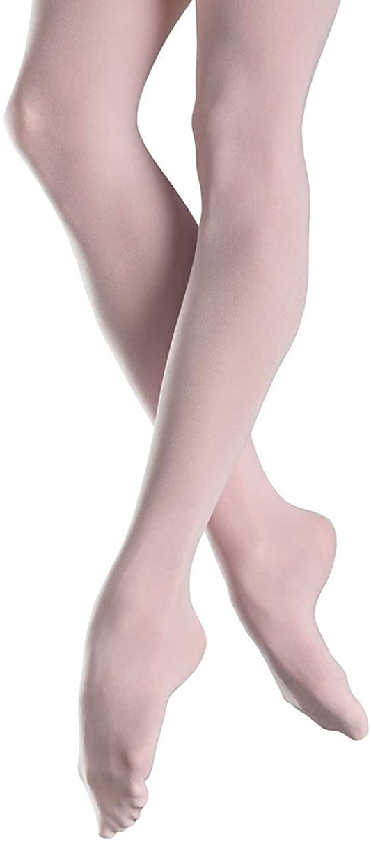 Girls Hold & Stretch Footless Tights - Footless Tights, Capezio 140C