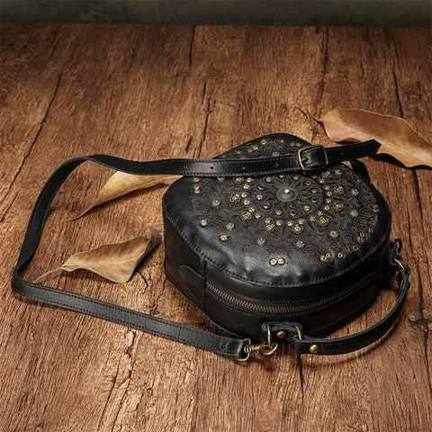 handmade leather bag