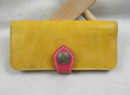leather Long wallet pattern