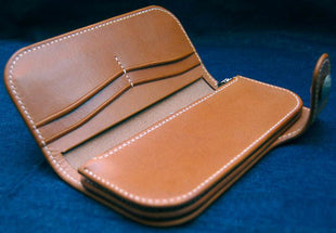 Leather Long Bifold Wallet Pattern