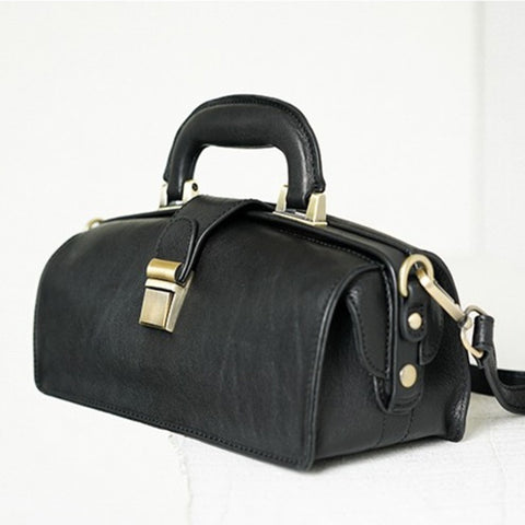Female Doctor Bags Vintage Leather Doctor Bag Purse Style Bag