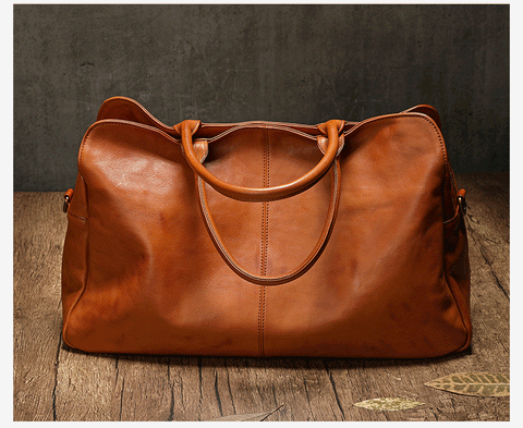 handmade leather bag