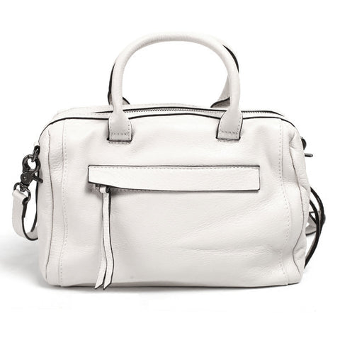 White Leather Purse Satchel Spring Handbags