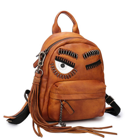 Vintage Leather Purse Cute Backpacks Handbags Shoulder Crossbody Bags