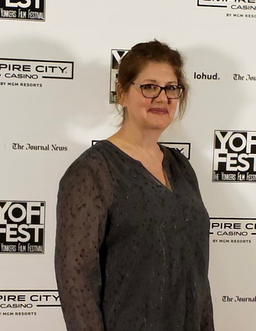 Soft Summer Valerie Peterson in Dark Gray at YoFi Writers Fest
