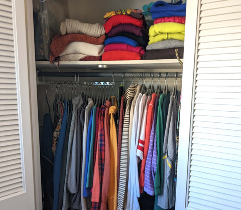 Bright Spring Lyn Nene essential and tiny closet using Feng Shui decluttering techniques