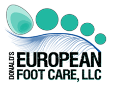 Donalds European Foot Care Logo for Indigo Tones Colorful Lives Blog