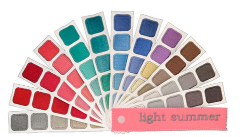 Indigo Tones Light Summer Swatch Book Palette