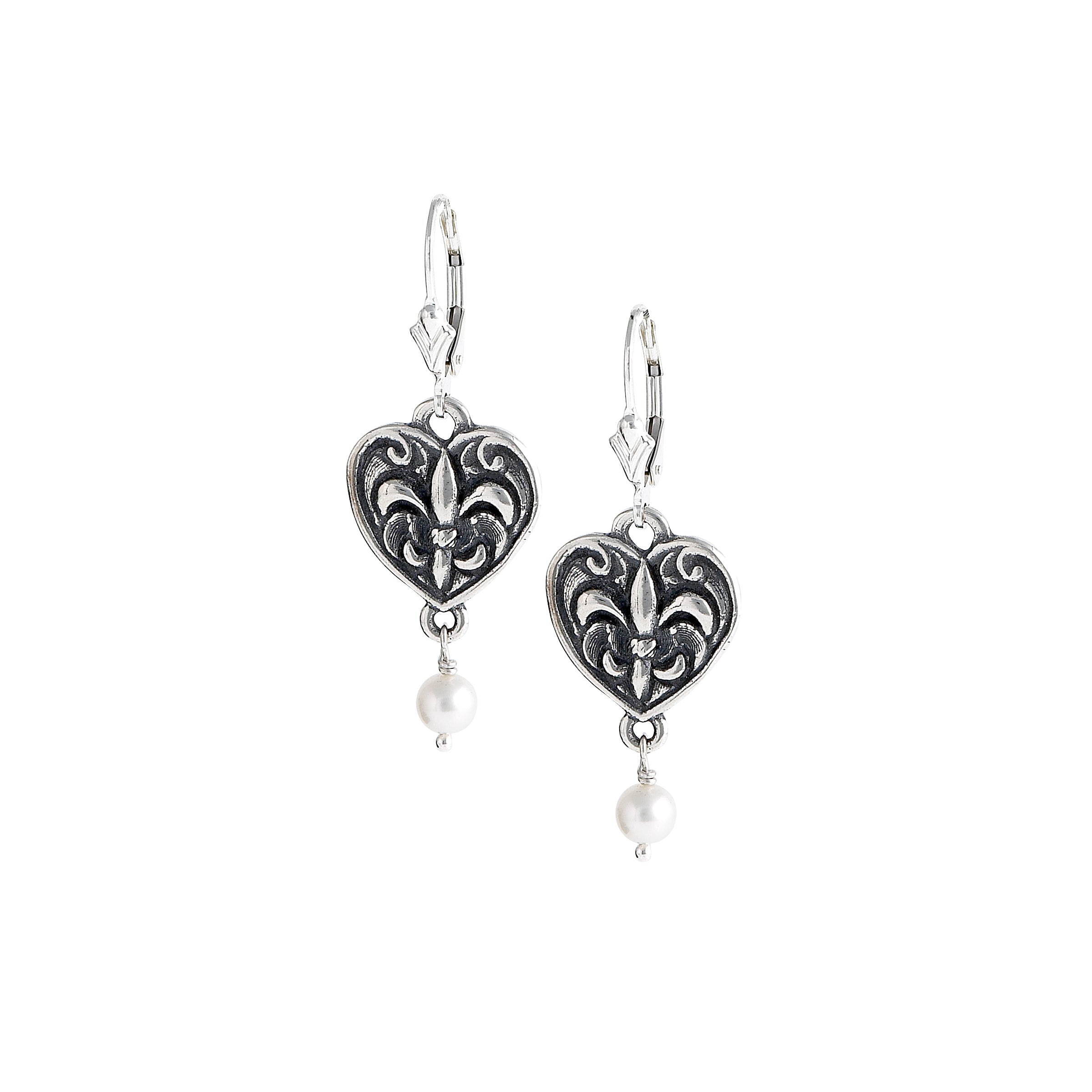 Only 45.00 usd for Rowing Oars and Fleur de Lis Dangle Earrings