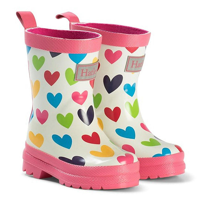 girls rainbow rain boots