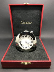 cartier travel clock battery