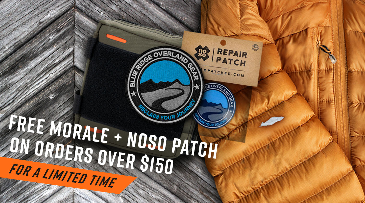 Free morale + NOSO patch on orders over $150