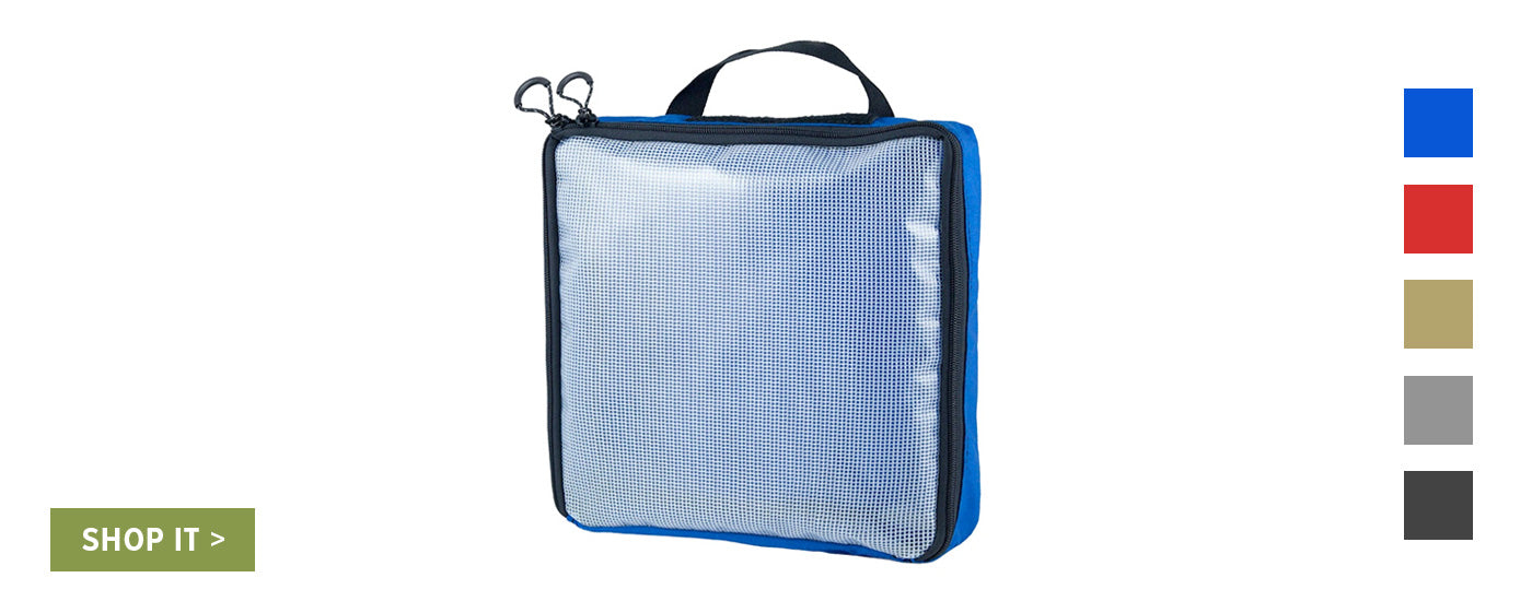 Clear Packing Cubes - in 5 colors