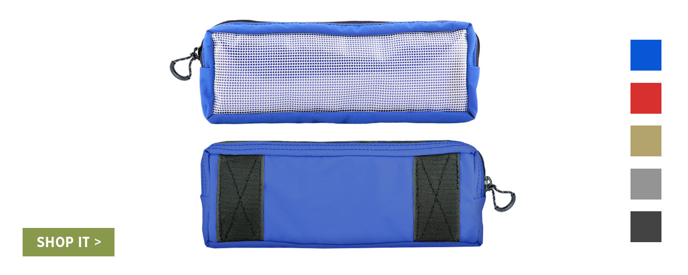 Velcro Pouch - large - in 5 colors