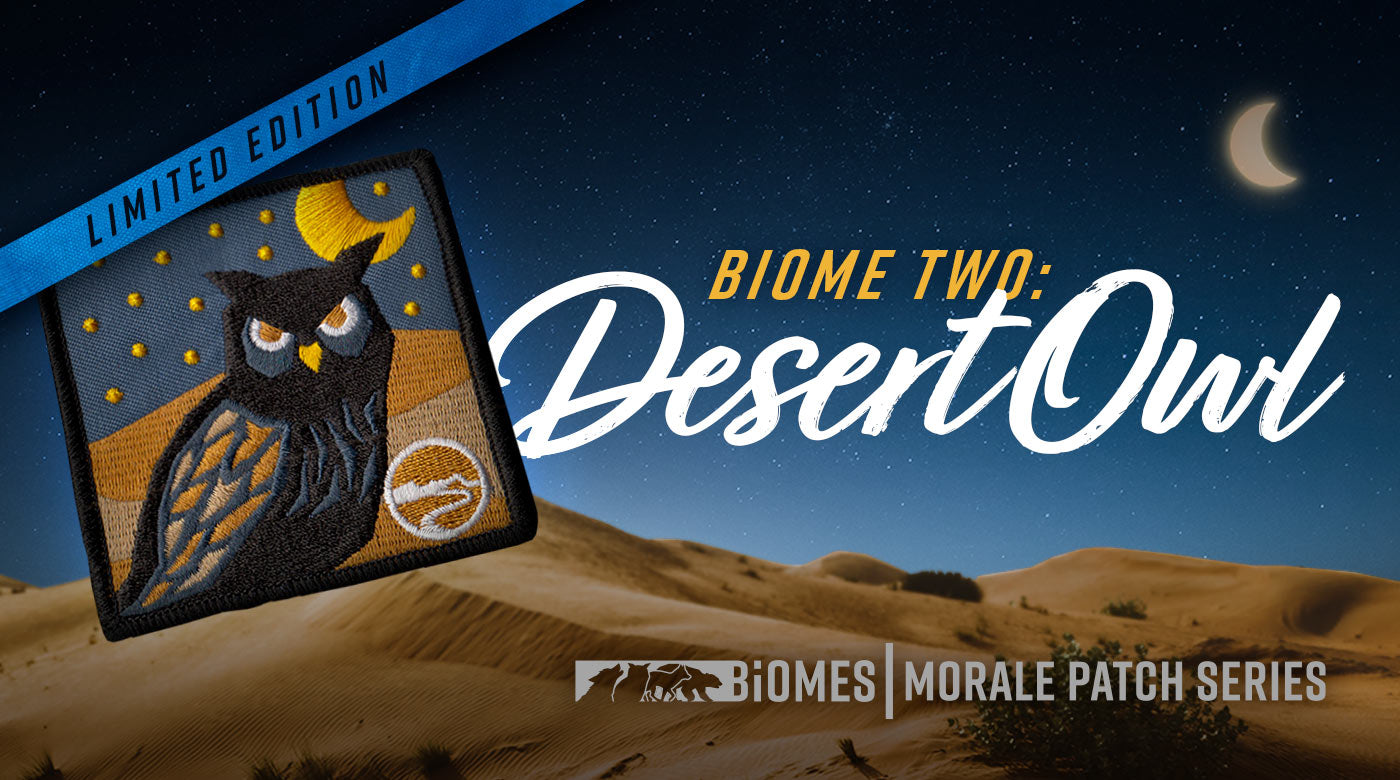 Owl patch (Desert Owl is the second in the Biomes morale patch series)