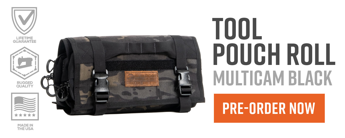 MultiCam Black Tool Pouch Roll