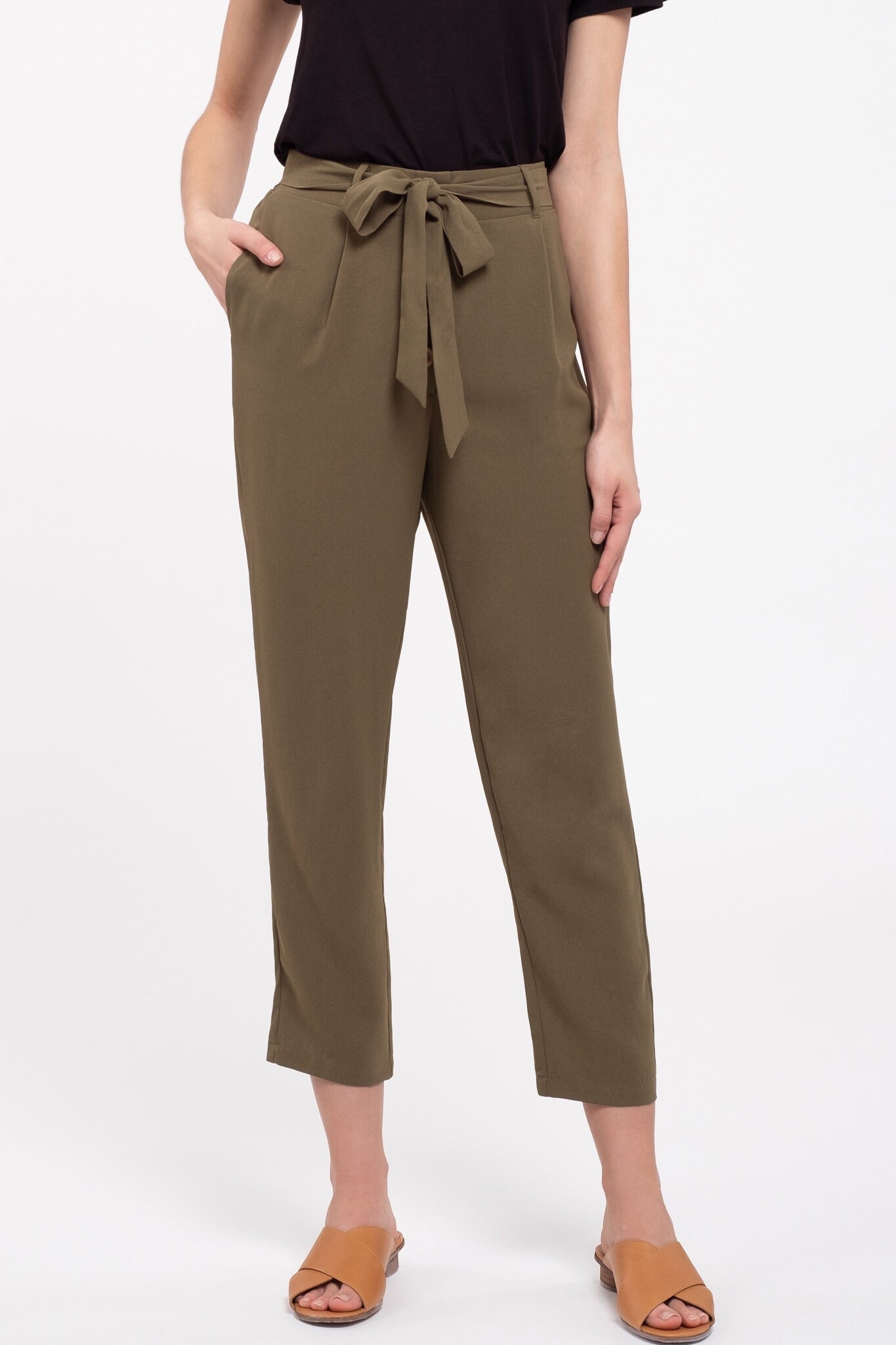 olive dress pants