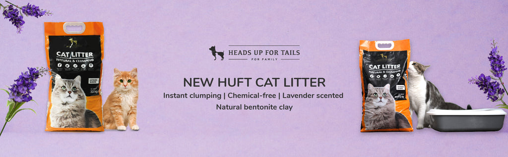 HUFT Cat Litter (Natural & Clumping) - Lavender Scented - 10 kg