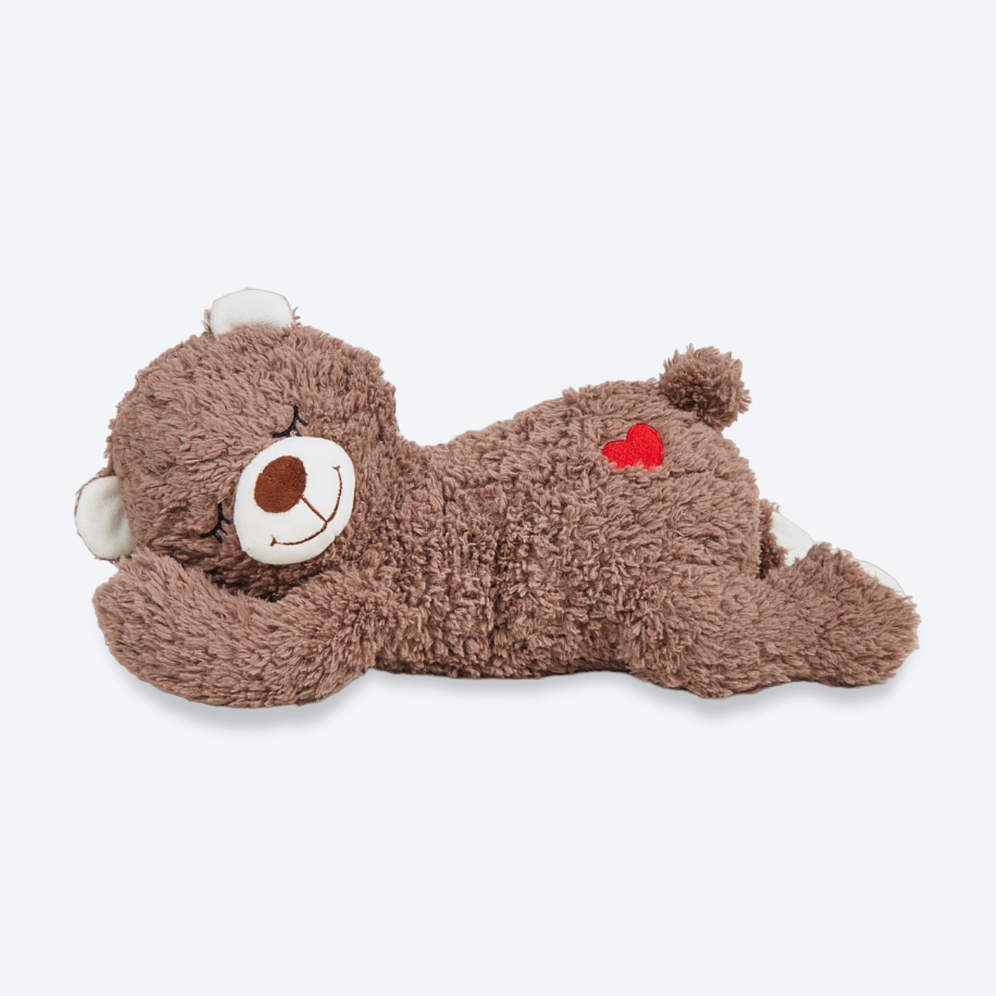 

FOFOS Heartbeat Bear Squeaky Plush Toy For Dog - Brown