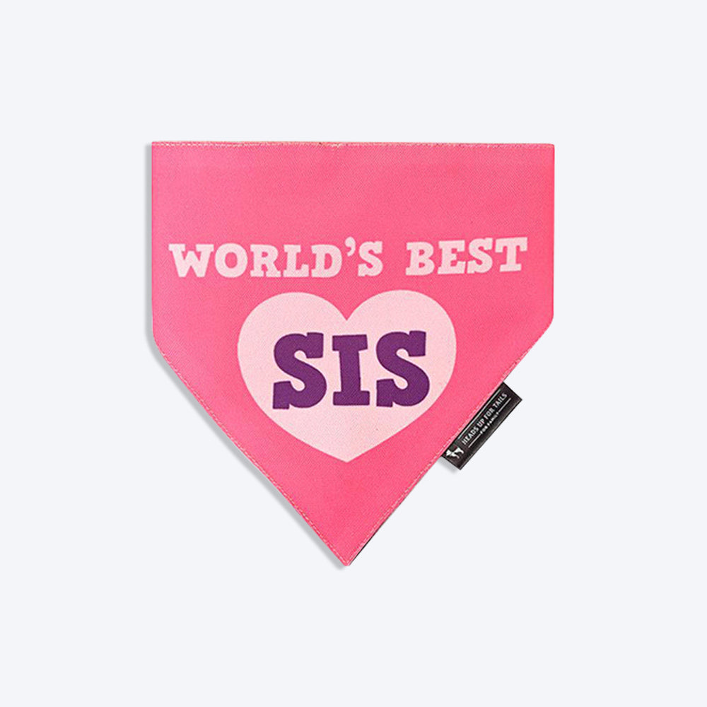 

HUFT World' Best Sis Dog Bandana