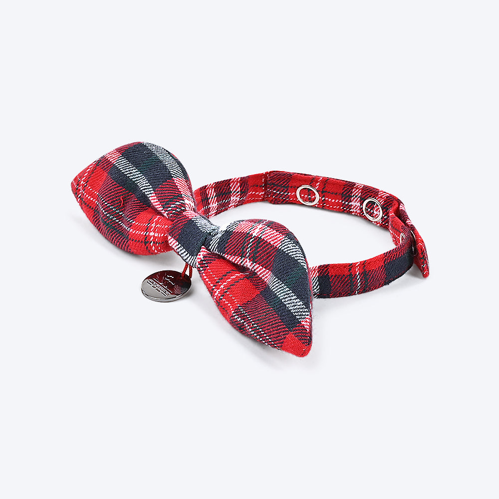 red cat bow tie