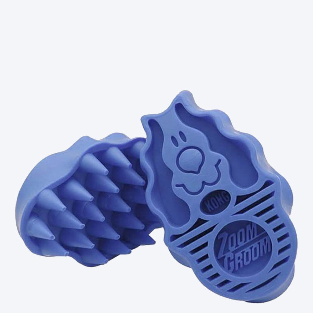 

KONG Boysenberry Zoom Groom Dog Grooming Brush