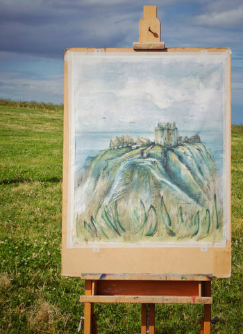 Kristina Chan's Dunnottar Castle Artwork