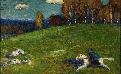 ‘Blue Rider’ made in 1903 by Wassily Kandinsky