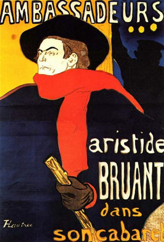 Ambassadeurs Aristide Bruant in his cabaret