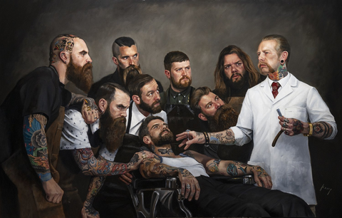 "The Shaving Lesson" by Vincent Kamp