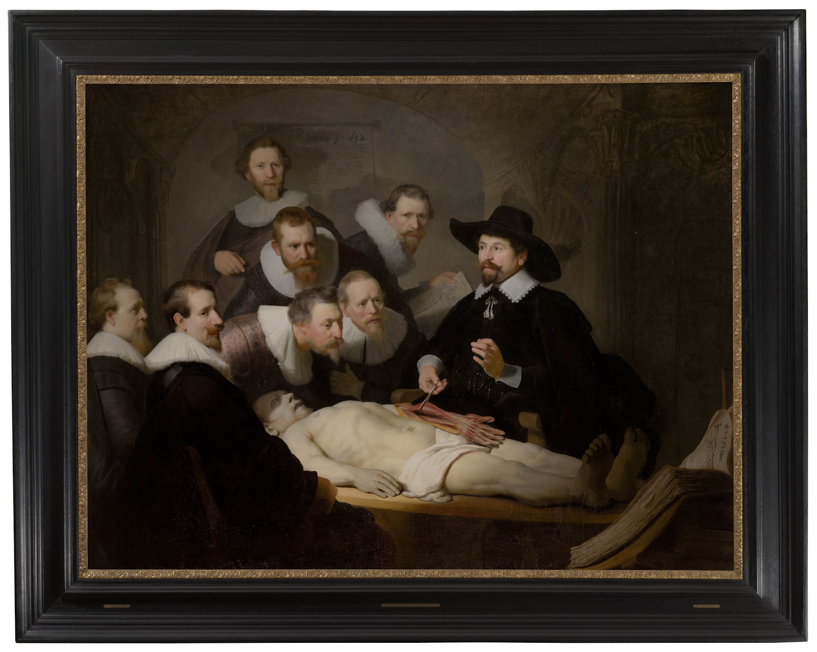 The Anatomy Lesson of Dr. Nicholaes Tulp, 1632 by Rembrandt