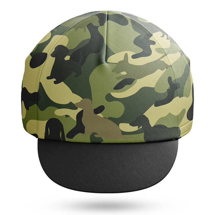 camo cycling cap