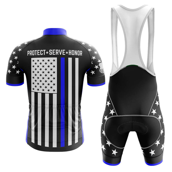 thin blue line cycling jersey