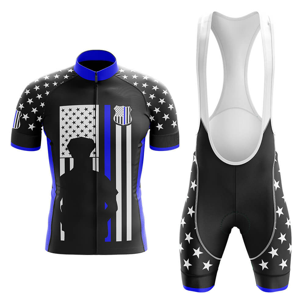 thin blue line cycling jersey