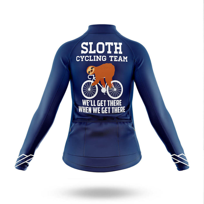 sloth cycling team bike jersey