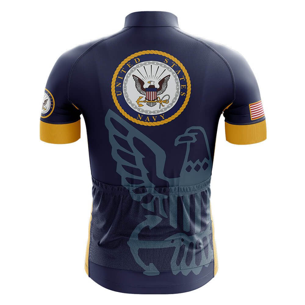 US Navy Premium Cycling Jersey for Men