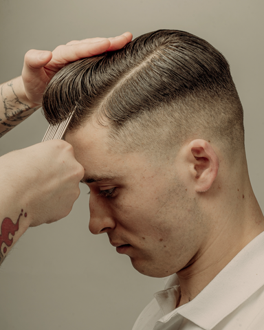 Classic Pompadour Haircut With A Fade | How To – Regal Gentleman
