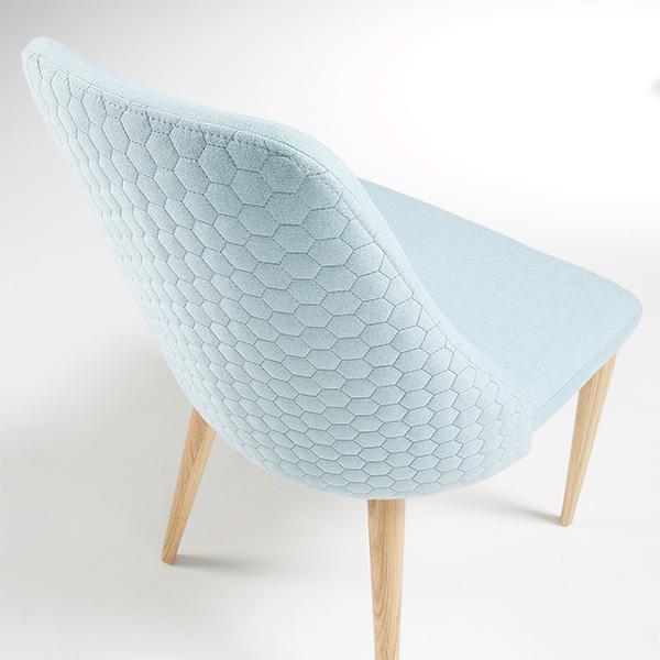 pale blue dining chairs