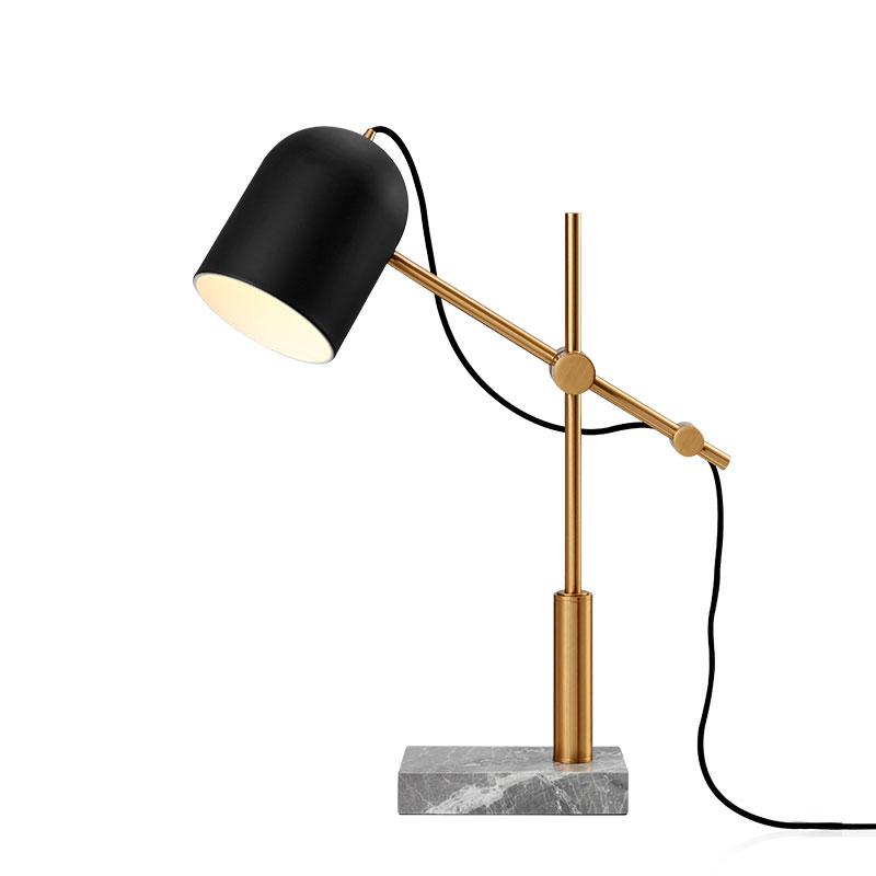 marble base table lamp