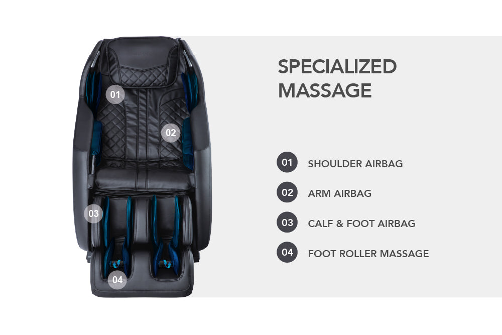 AmaMedic 3D Prestige Massage Chair - Full Body Air Massage
