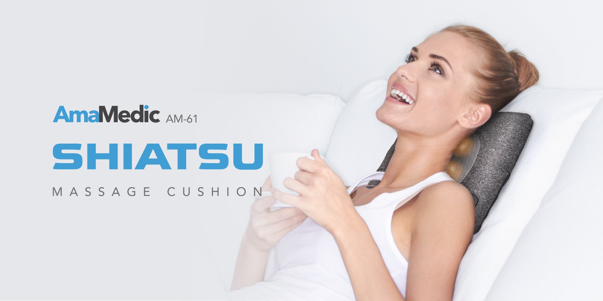 Amamedic AM-61 Shiatsu Massage Cushion - Main Banner