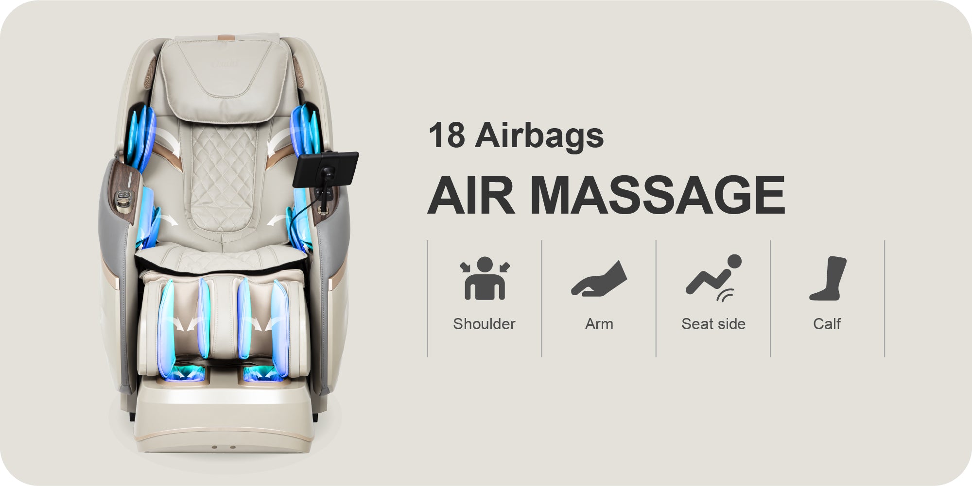 18 airbags air massage