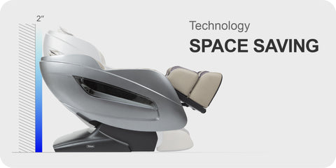 Titan Oppo 3D Massage Chair - Space Saving within 2 inches