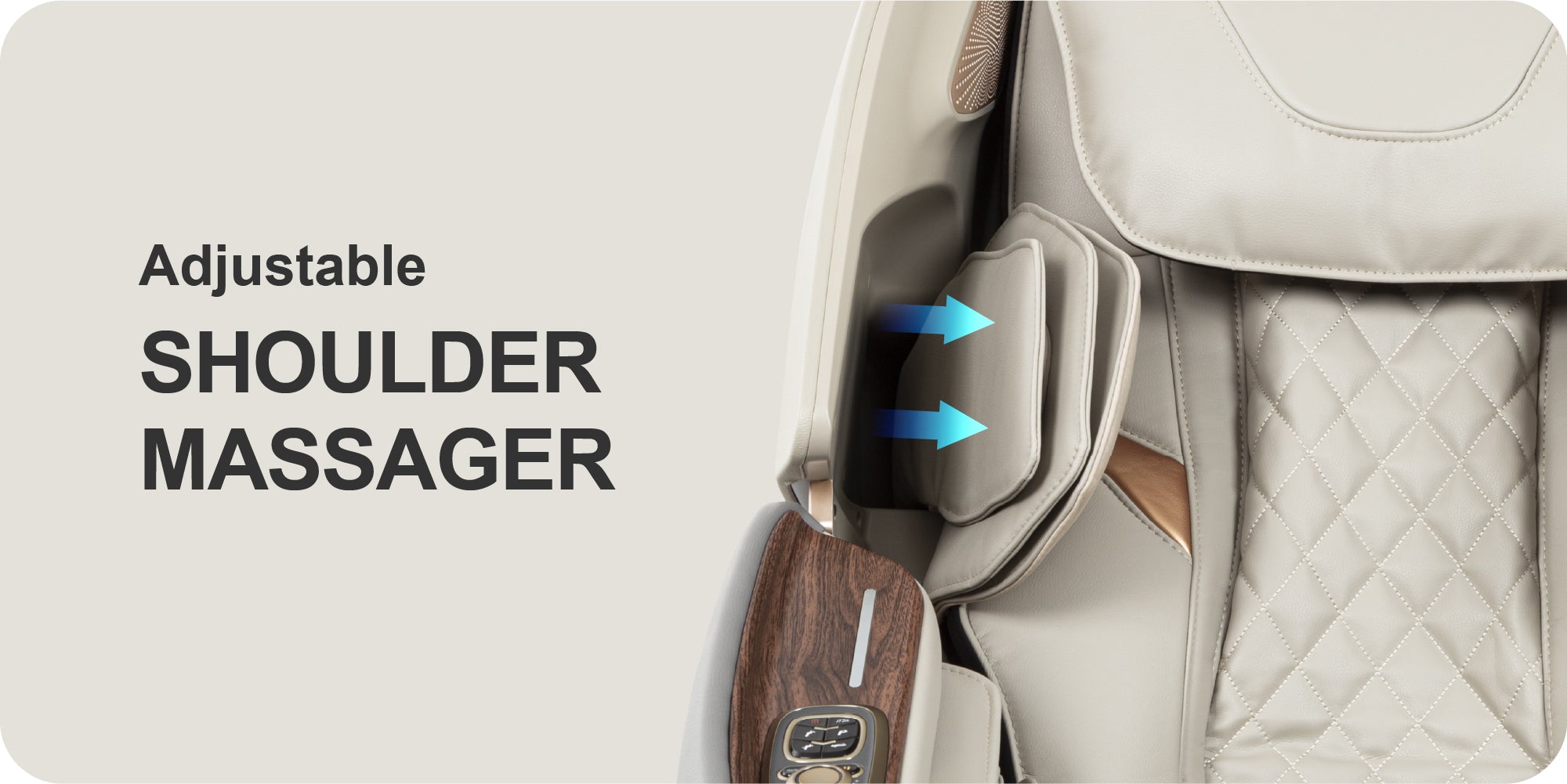 adjustable shoulder massager