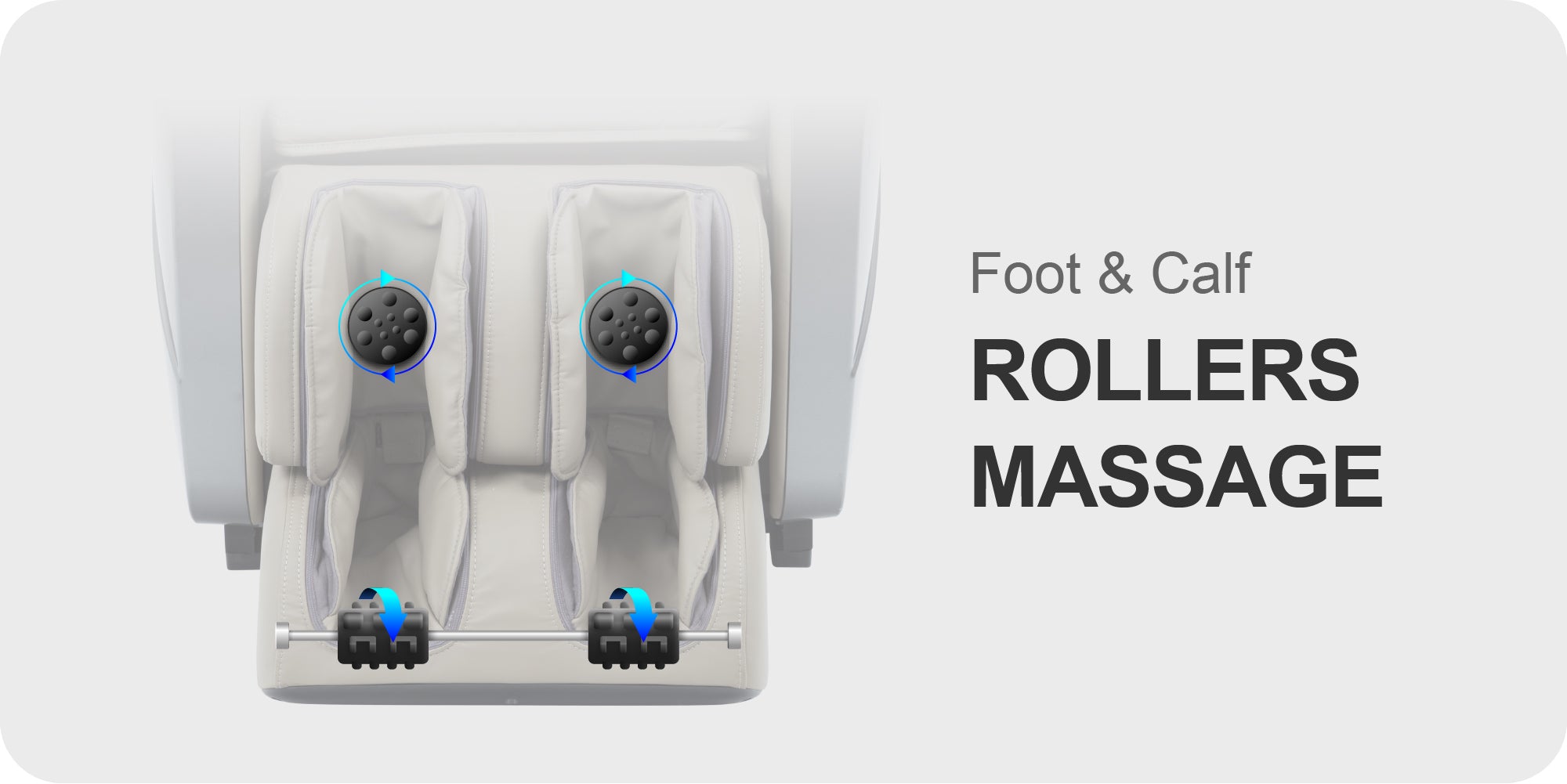 Calf and foot rollers