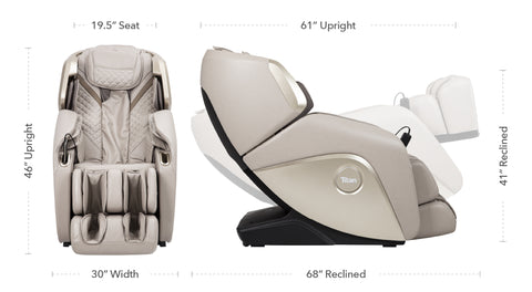 Titan Elite 3D Massage Chair - Dimension