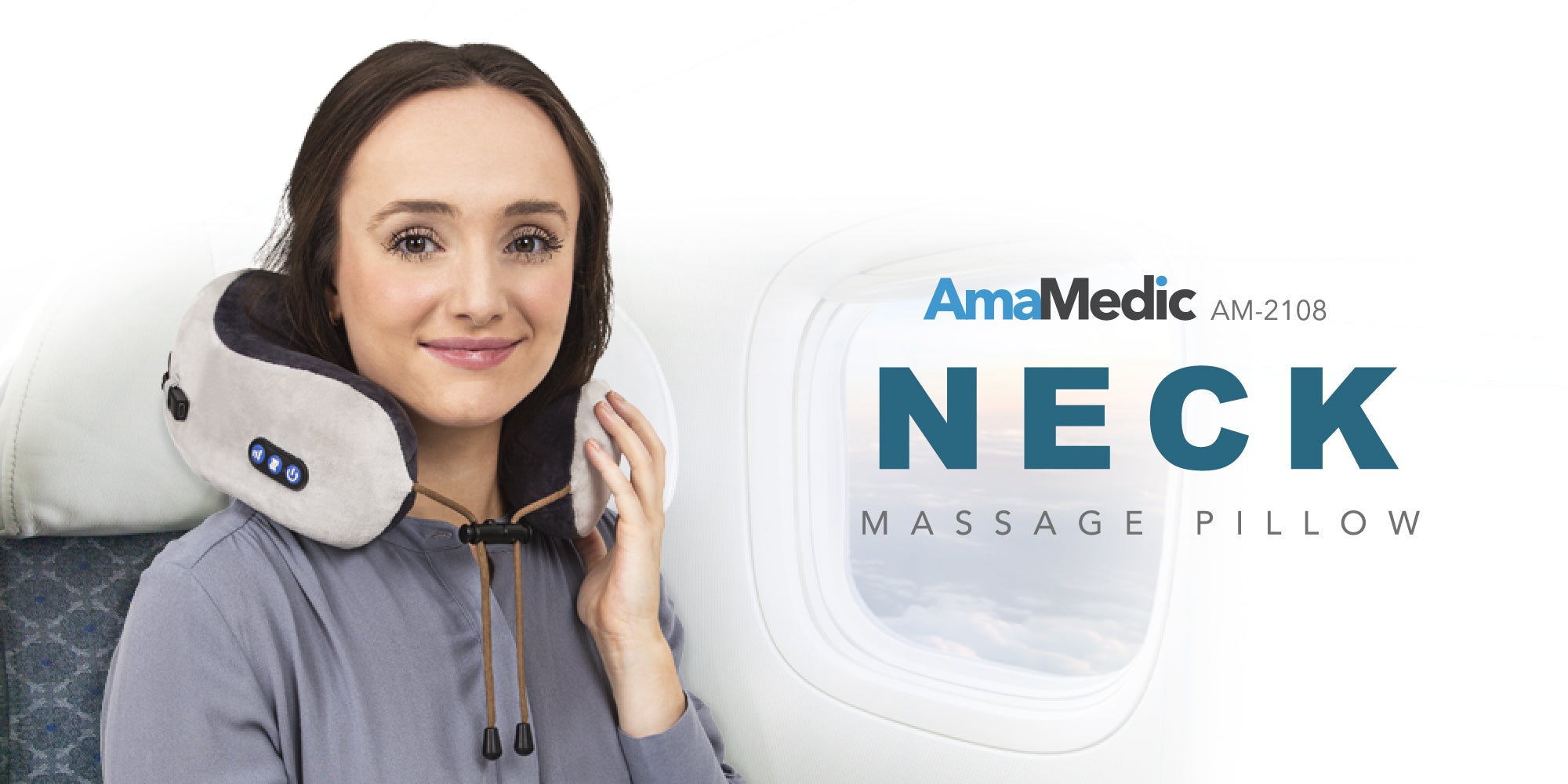 AmaMedic AM2108 Neck Massage Pillow