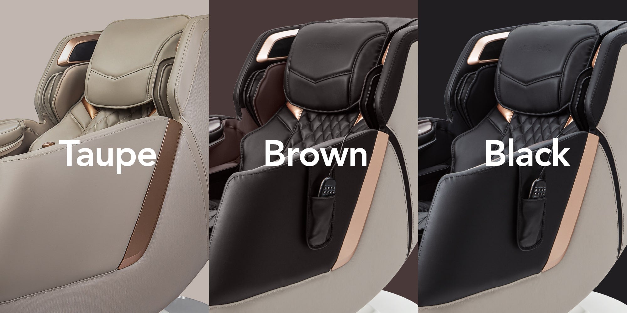 Amamedic Juno 2 Color Options | Titan Massage Chairs