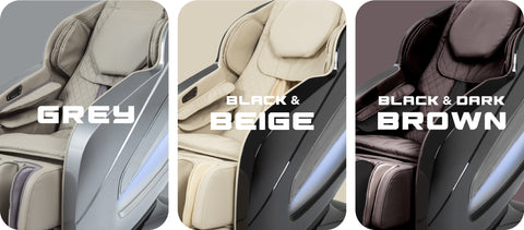 Titan Oppo 3D Massage Chair -  color: grey, black&beige, black&dark brown